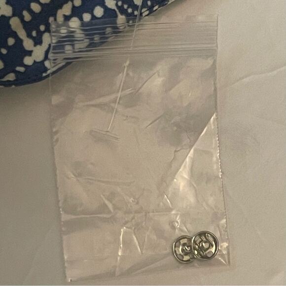 Soft Surroundings Blue White Tunic Size XS - Picture 9 of 13